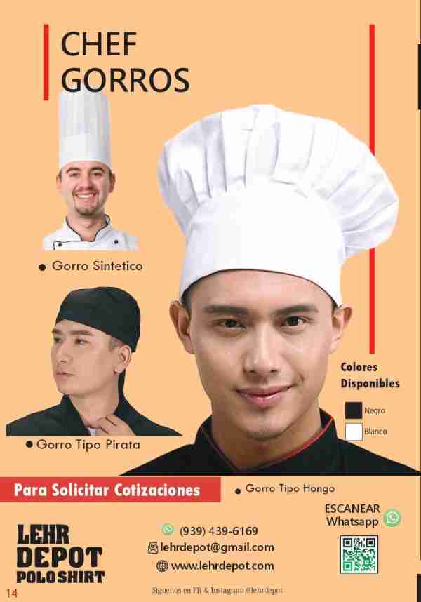 Chef Gorro Tipo Pirata